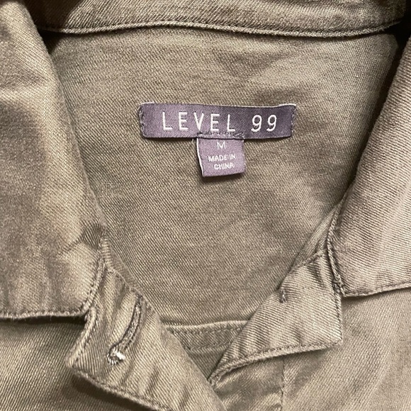 Level 99 Jacket Army Green Size Medium - Picture 5 of 6